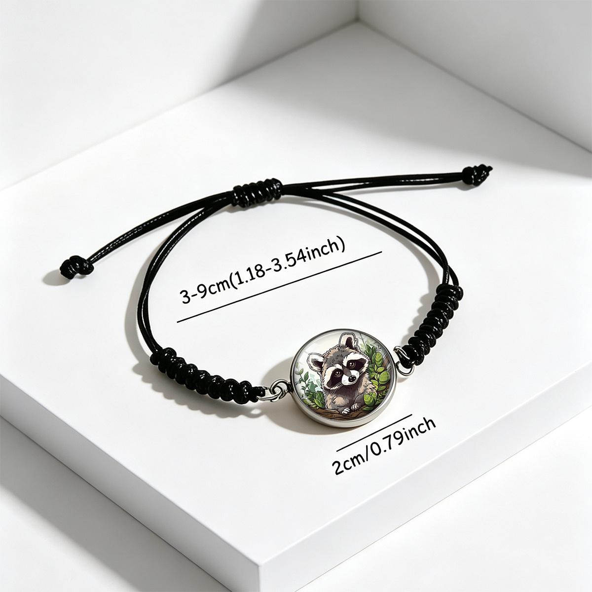 Unisex Adjustable Embossed Winged Warrior Art Pattern Bracelet