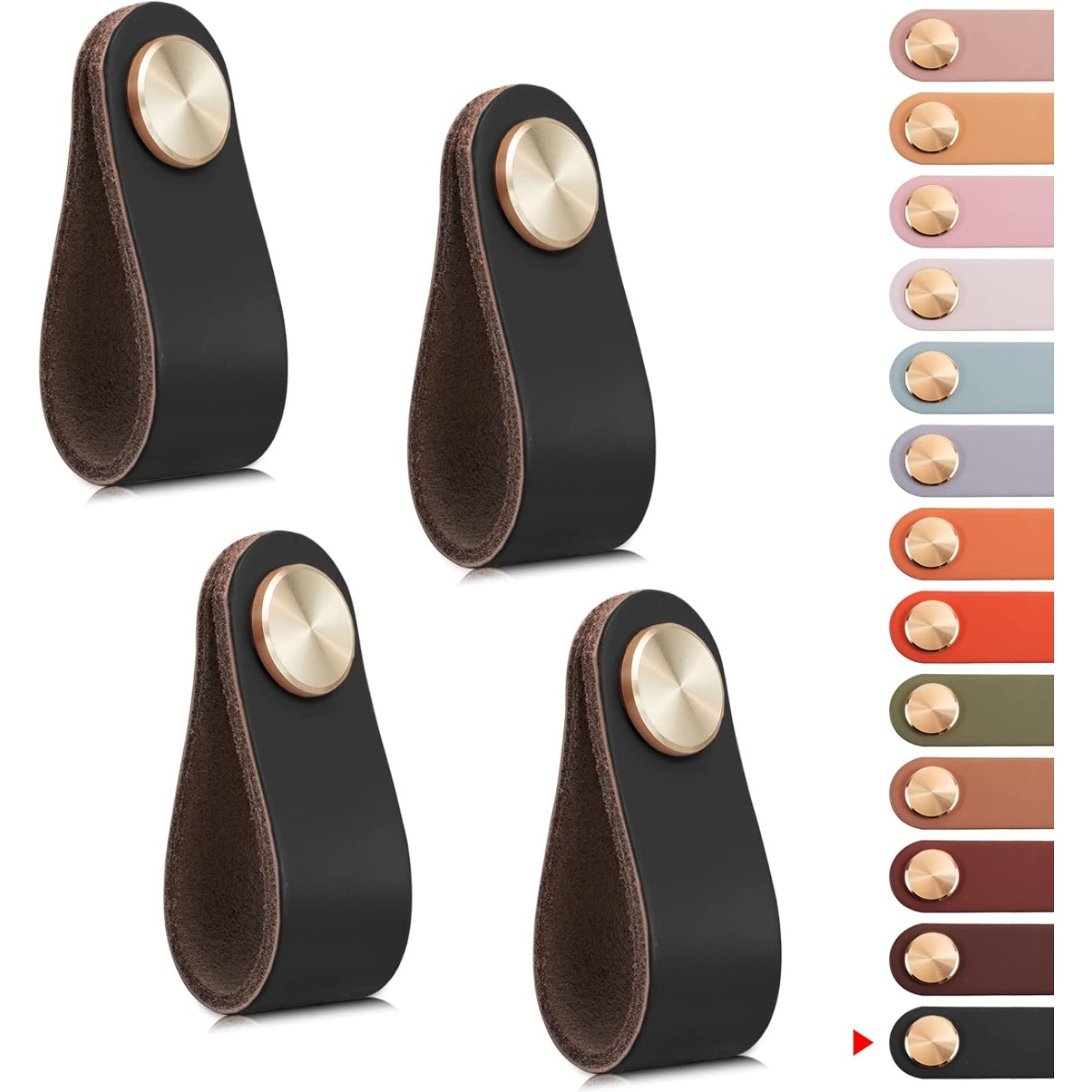 leather drawer pulls sold on Temu Australia