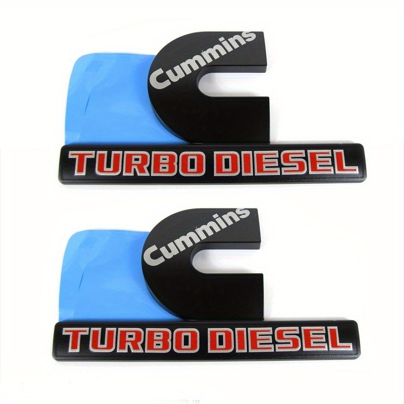 

2pack Turbo Diesel Emblems 3d Badges For 2013-2018 2500 3500 Nameplate Emblem Stickers Accesories 68149701ab