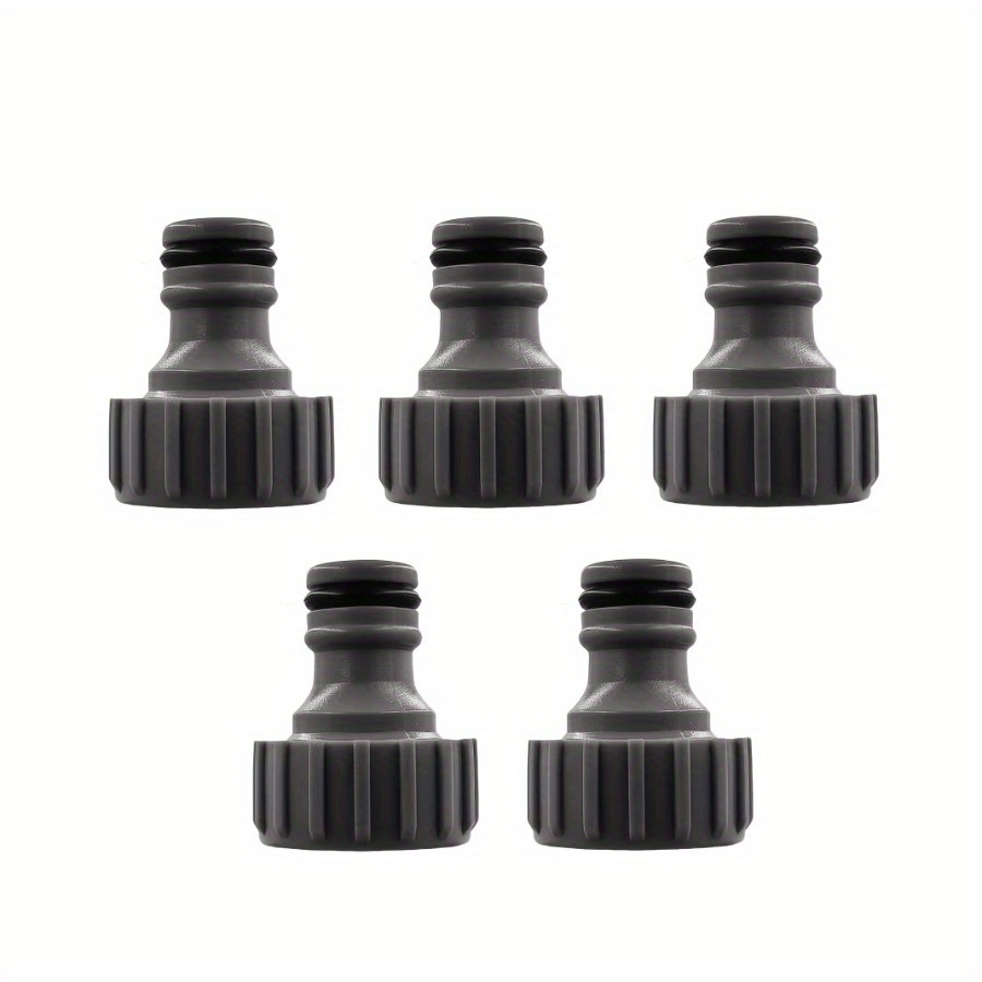 5/10pcs 3/4" Quick Connect Garden Faucet Adapters - Includes Internal Thread Connectors For Car Wash, Water Gun Hose, And Washing Machine - Durable Standard
