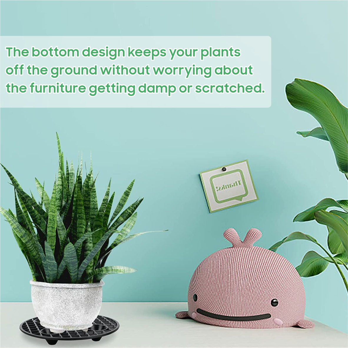6x plant level pot elevator heavy duty plant stands 20 30cm plant pot saucer details 2
