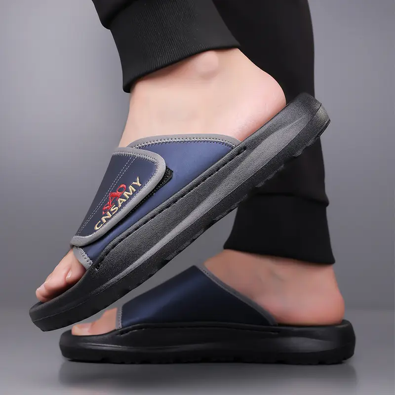 mens home bathroom slippers 2025 new lightweight quick dry mens sandals fashion open toe slides for indoor outdoor beach and casual wear sole non slip solid color round toe stylish anti skid flip flops comfortable thick soled summer durable eva material unisex design everyday use car friendly slip resistant house slippers 2pcs set 1pc shoe 1pc bag Product details 16