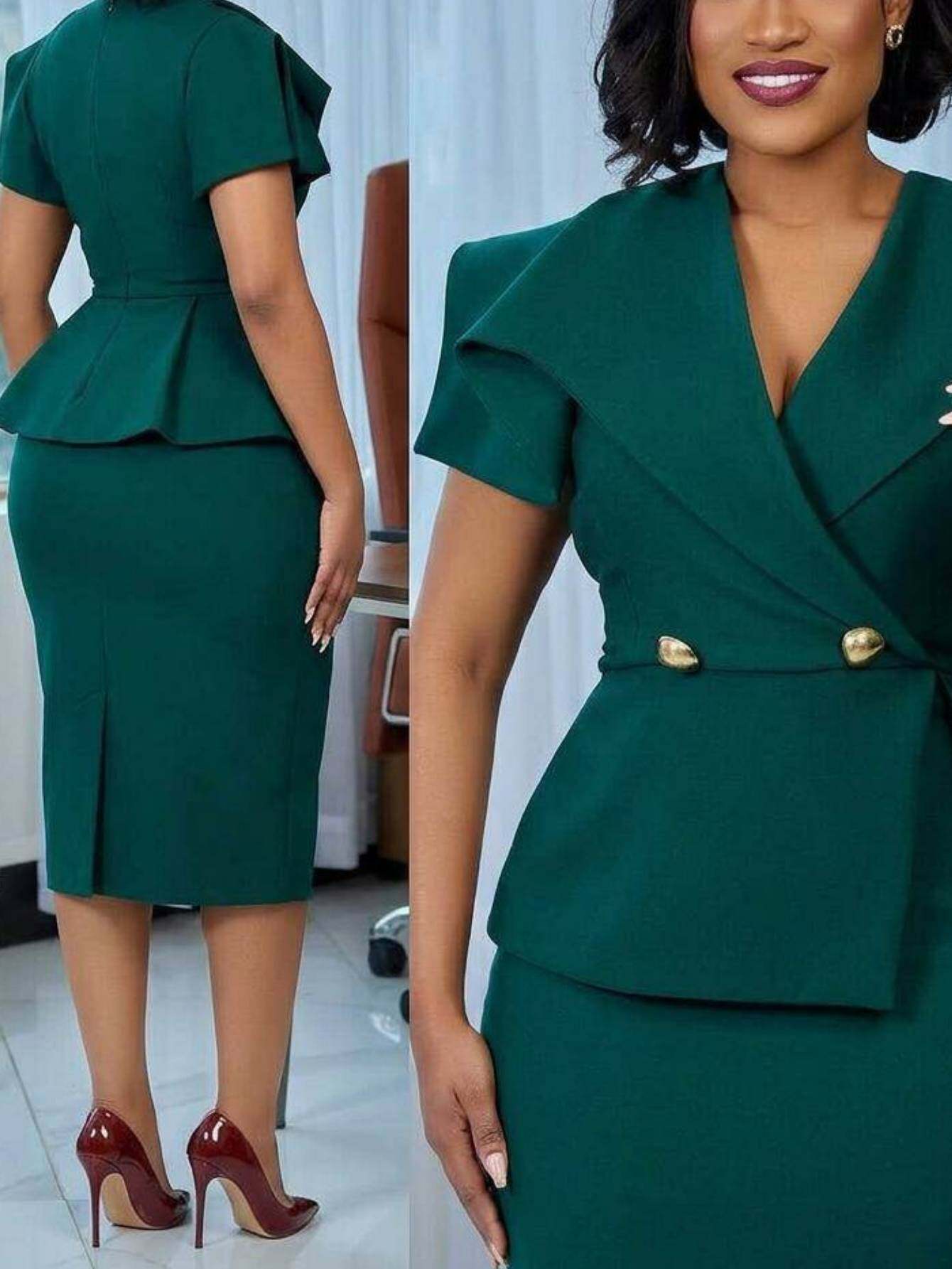 green dresses for women sold on Temu United States
