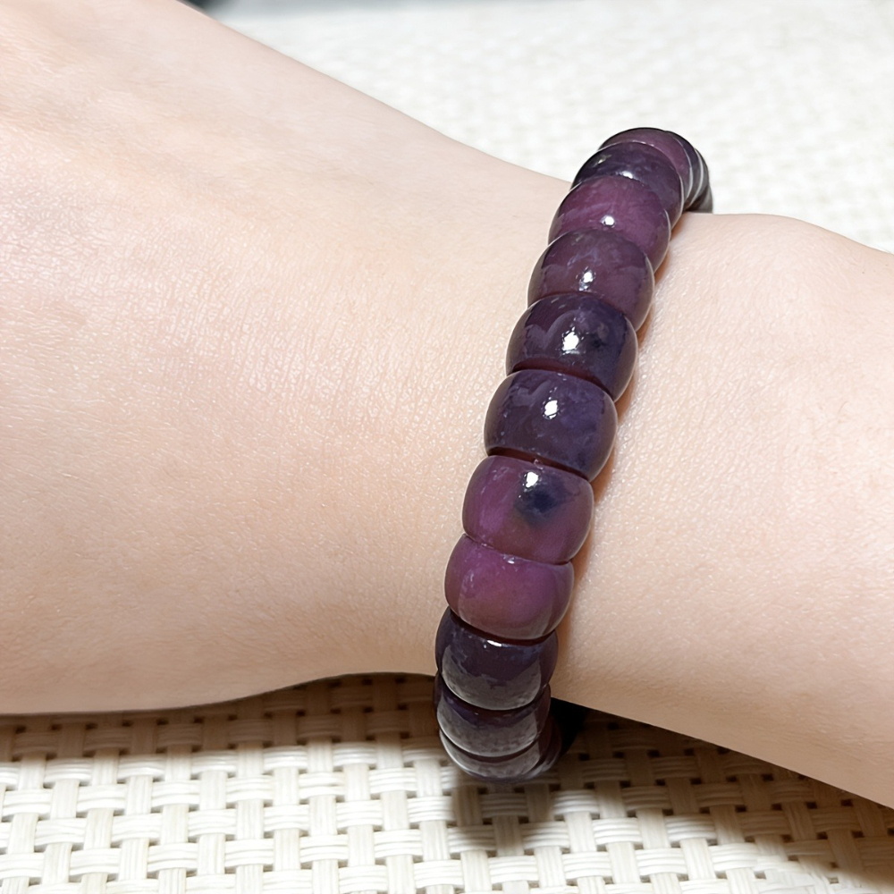 Unisex Natural Bodhi Seed Beaded Bracelet, Handmade Zen Style