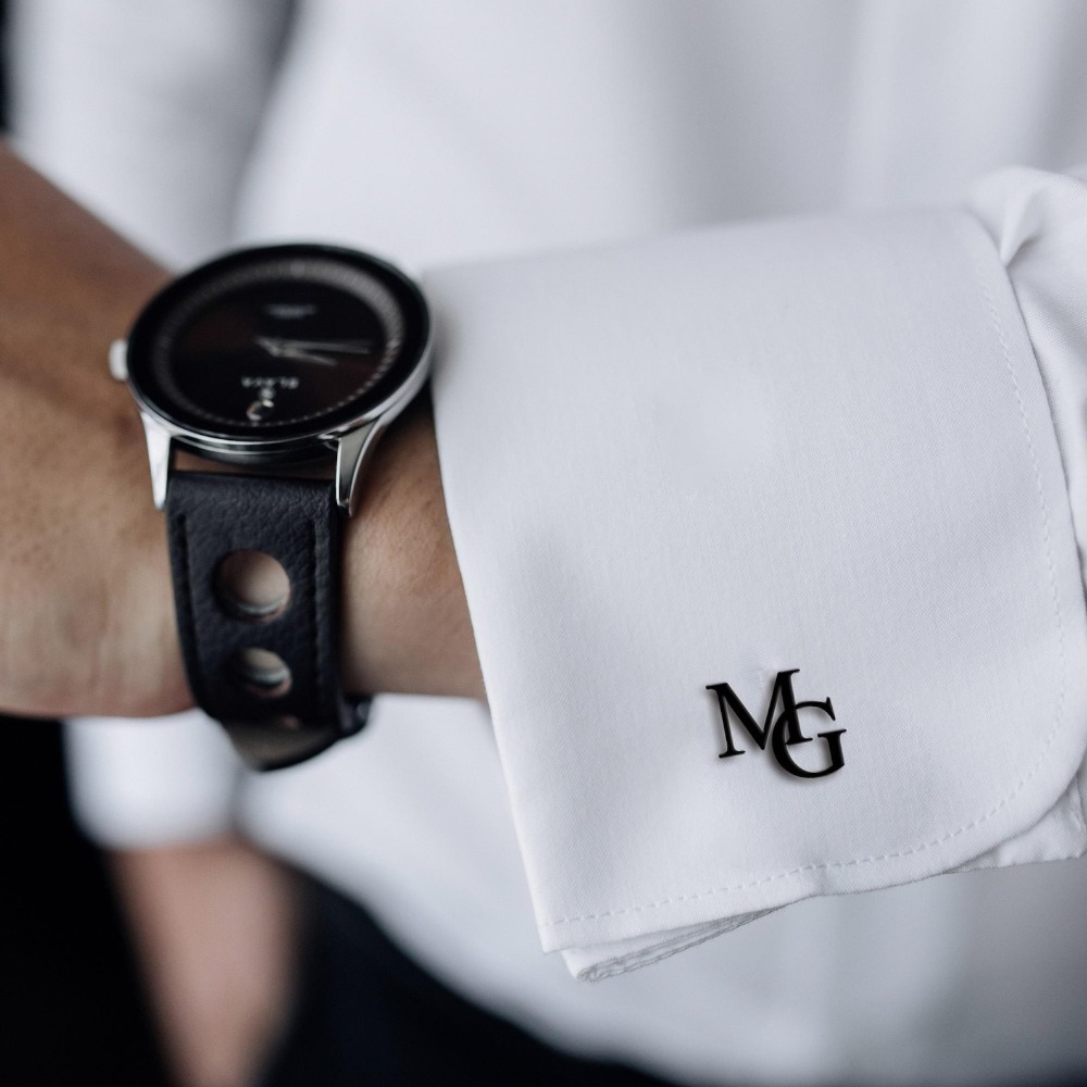 TEMU Custom Cufflinks, Personalized Cufflinks For Groomsmen, Initial Cufflinks, Wedding Gift For Groom, Father, Groomsmen Proposal, Groomsmen Gifts