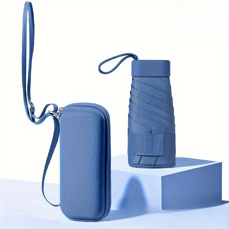 TEMU Sun Umbrella, Women's Sun Shade Umbrella, Compact And Portable, Women's, Mini Card Umbrella, Capsule Umbrella