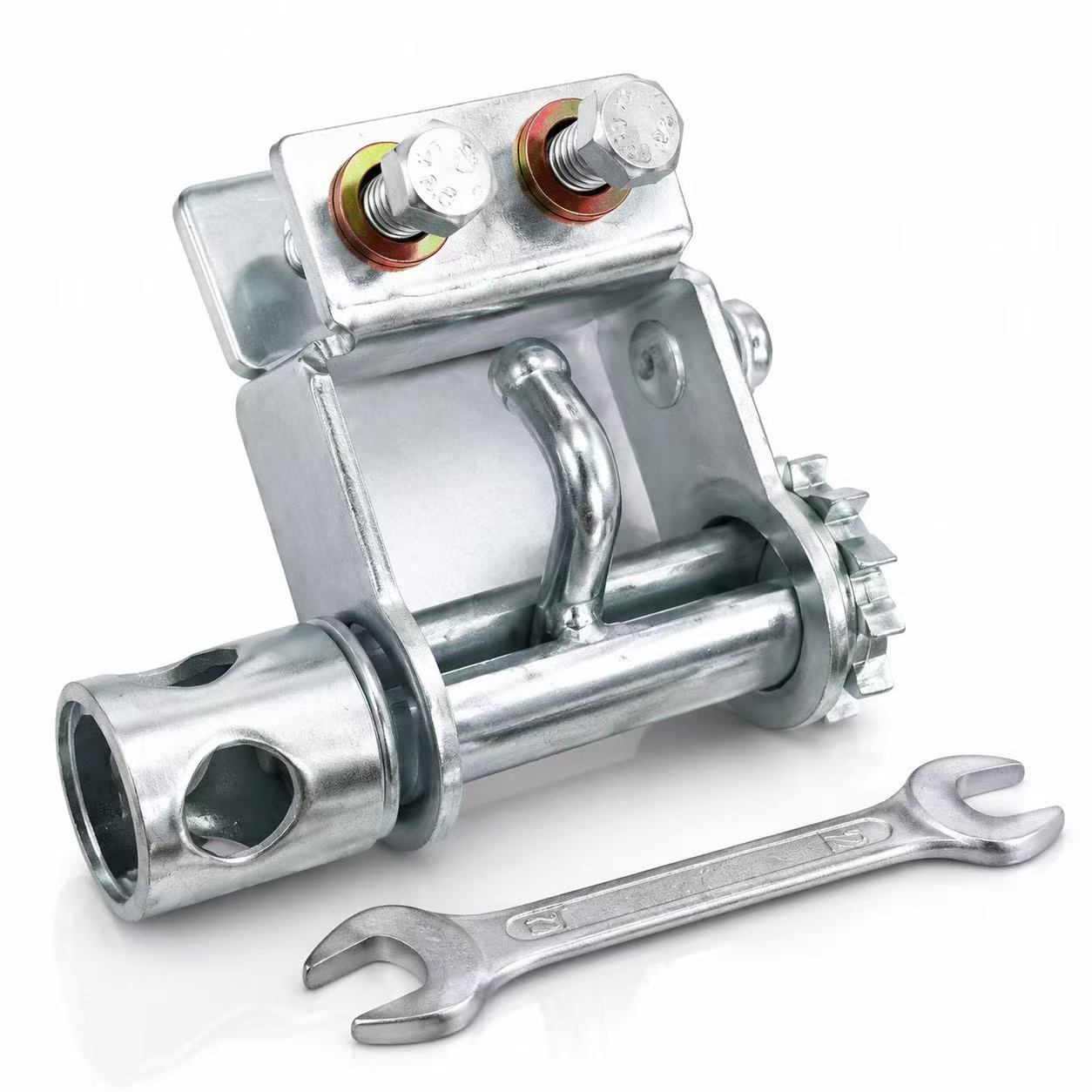 TEMU Small Van Manual Rope Fastener With Special Installation Wrench, With Adjustable Lever Tension Adjuster And Crank Ratchet Design, Suitable For