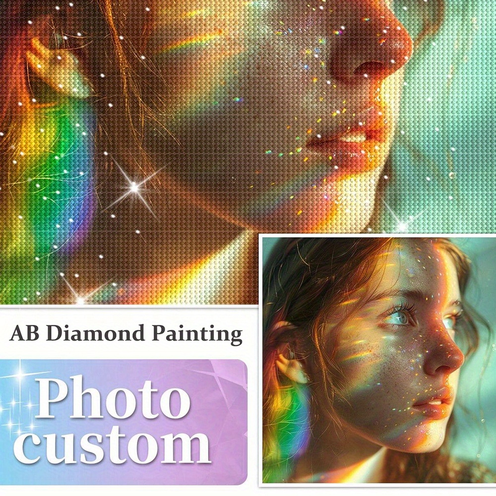 

5d Diamond Painting Kit - Personalize & Rhinestones, Diy Set For Decor, Unique