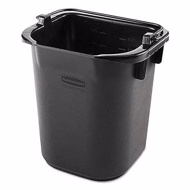 commercial products heavy duty 5 qt executive bucket pail capacity design for easy identification black suitable for office commercial cleaning supplies Product details 0