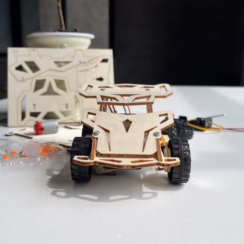 ערכות בנייה stem, רכבים חשמליים 4wd לעשה זאת בעצמך, פרויקטים מדעיים לבנייה, פאזלים עץ תלת-ממדיים, מתנות יום הולדת, מתנות חג המולד, ציוד ניסויים לחינוך מדעי, לגילאי 14 ומעלה פרטי מוצר 2
