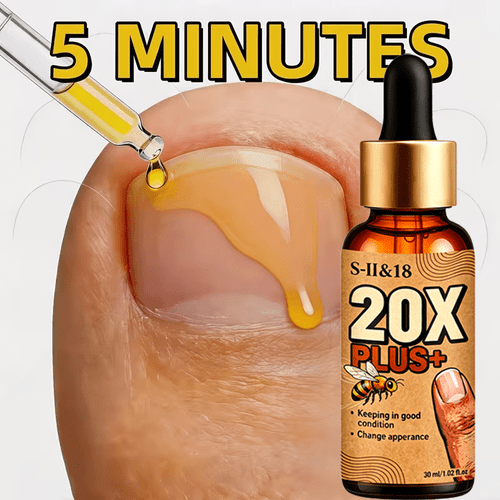 18 super strong bee nail serum bee for toenails and 24 hour improving discoloration thickening and damaged nails enhancing nail