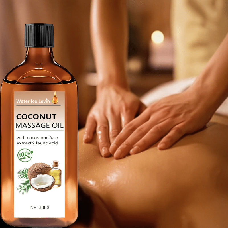 Coconut Moisture Massage Oil - Moisturizing And Hydrating, Smooth And Creamy Light Beige, Suitable for Diffusers And Humidifiers, Long-Lasting Fragrance, Suitable for Face, Body Relaxation, Massage And Light Beige And Hair Care