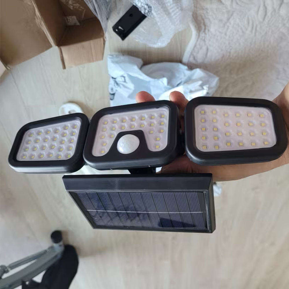 TEMU Lihangstar Lampada Solare da Esterno, 3 , Montaggio a Parete, 74 LED con di , Illuminazione Grandangolare a 270簞, 3 Modalit� di Illuminazione