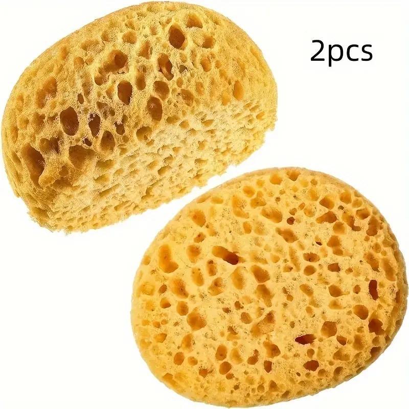 TEMU 2pcs Set Of Large Pore Textured Sponges - Wall Repair And Drywall Patching Sponges, Suitable For Painting And Home Decor, Washable And Easy To