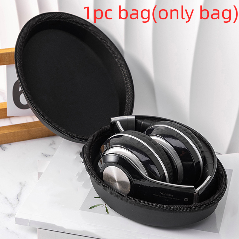 TEMU Boîte de rangement portable fil pour casque, étui rigide, sac de rangement, sac de transport pour casque, étui de transport pour les casques de