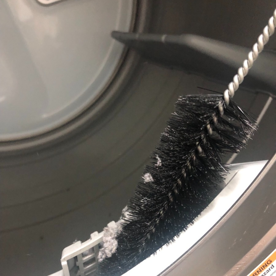 TEMU 1 Pack Dryer Vent Cleaner Brush, Long Flexible Lint Remover Tool For Dryer Filter And Washing Machine, Soft Bristle Cleaning Brush For Removing