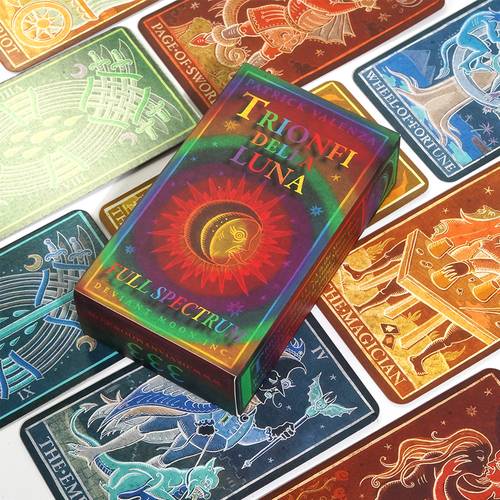 12x7cm trionfi della luna tarot