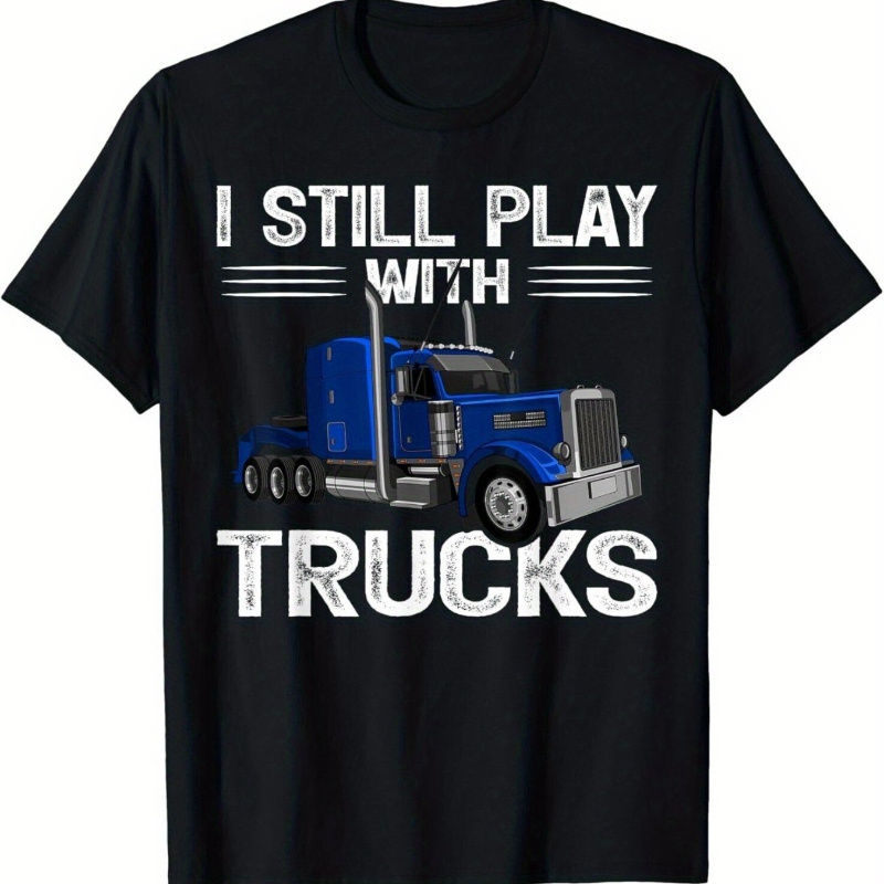 

1pc Unisex Graphic Tee, Round T-, & , Top