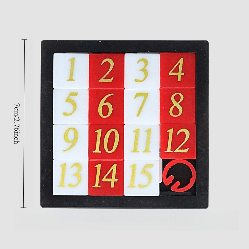 4 15-Grid Number Sliding Puzzles