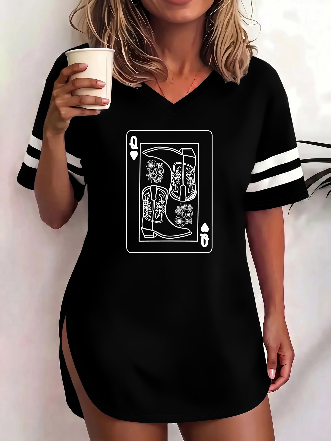 playing card clothing sold on Temu Australia