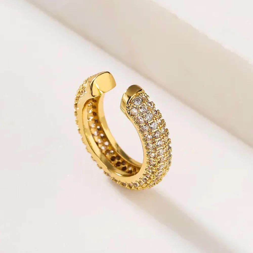 Set of 1 or 4pcs Bold Hoop Ear Cuffs