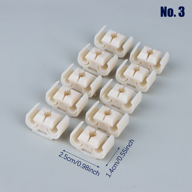 10pcs For Chery Underbody Pipe Fixing Hook Vacuum Hose Clamp For Automotive Brake Line Cable Support