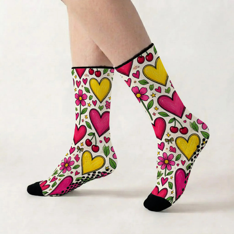 Men's & Women's Non-Slip Yoga Socks with Anti-Slip Sole