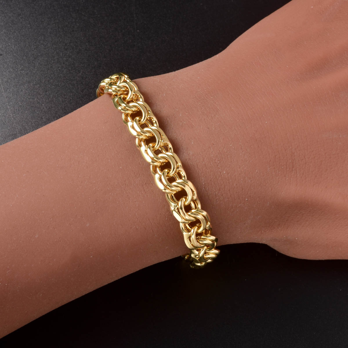 TEMU Bracciale nuovo di ispirazione mediorientale, , di fascia , tridimensionale, di pregevole , con motivo vintage su entrambi i lati. Unisex,