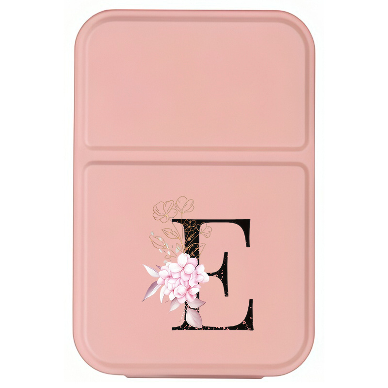 TEMU 1 A-z Letter Print Foldable Makeup Mirror With Pu Synthetic Faux Leather Case, Portable Desktop Vanity Mirror, Adjustable Standing Handheld