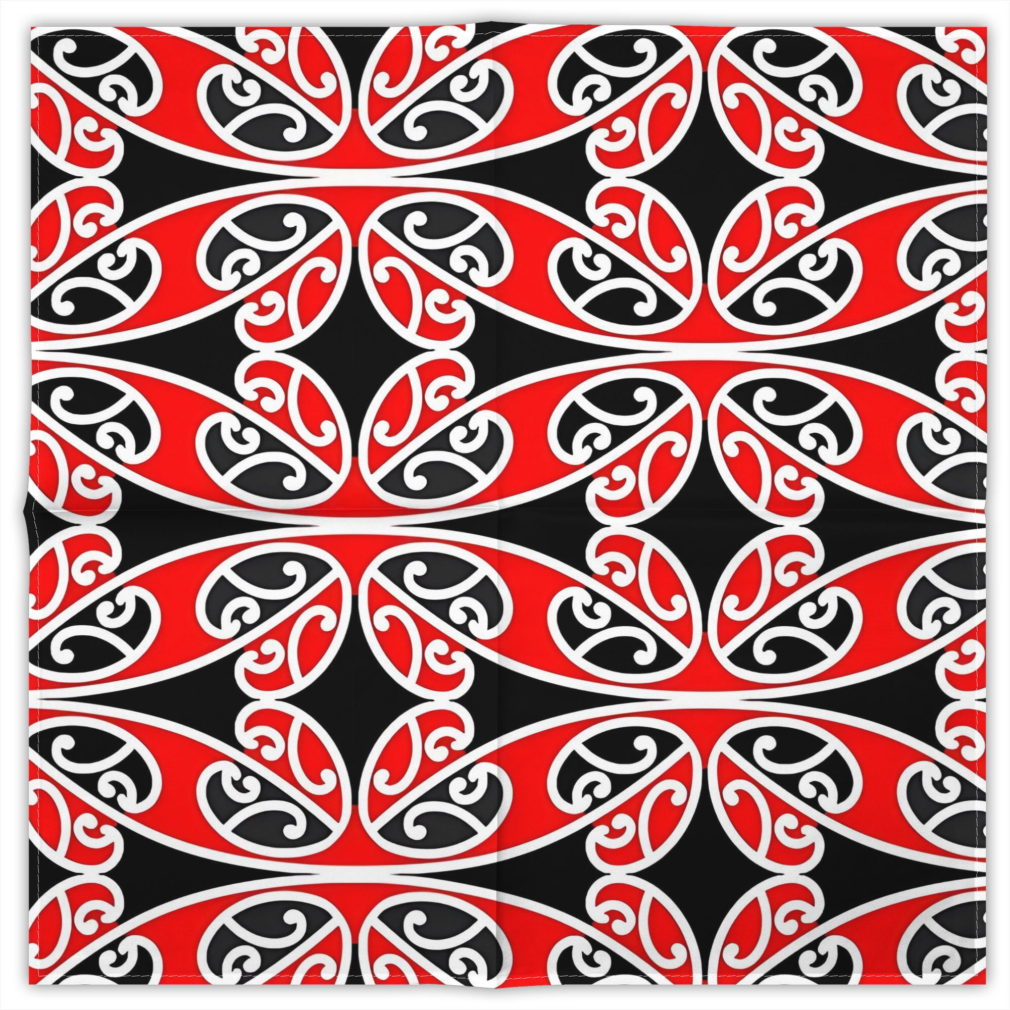 TEMU Maori Traditional Pattern Shark Lightweight Bandana For Outdoor And Casual Wear