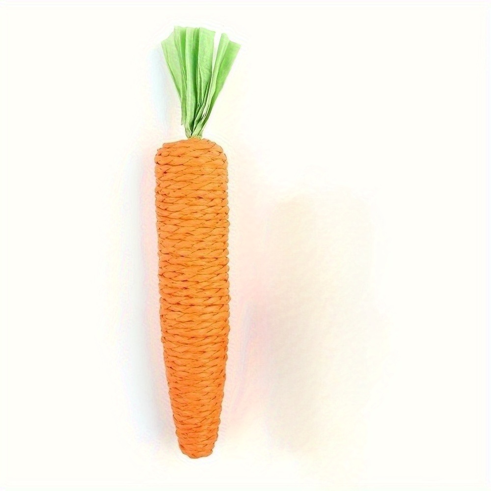 1pc Carrot-shaped Cat Chew Toy Inside - Interactive Paper & Cardboard Kitten Teaser, Durable Carrot Cat Toy Suitable For Kittens And Cats, For Play & Hunting Games