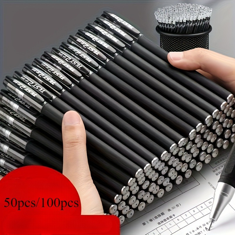 

Smooth Gp380 Gel Pen Set - 50/100pcs, Ink Rollerballs For Office, Home & School - Perfect Christmas & Halloween Gift For Family, Best For Christmas