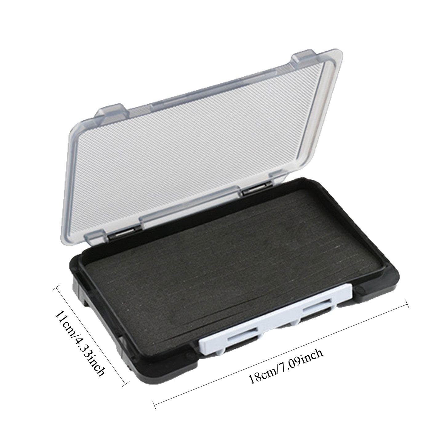 TEMU Boîte de présentation portable pour boucles d'oreilles en mousse, boîte rigide en plastique à fermeture à pression pour clous , petites boucles