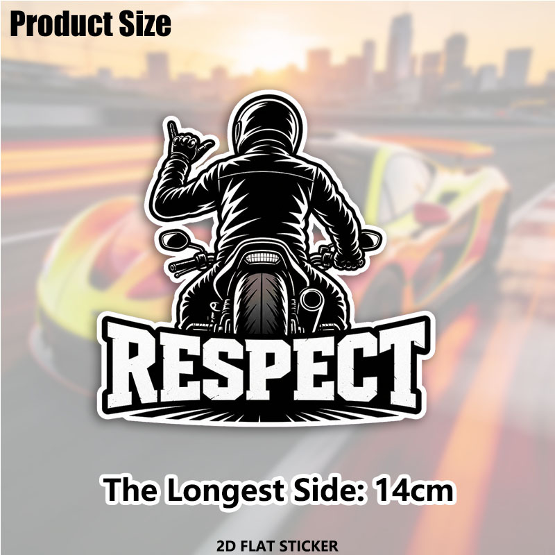 TEMU 5.5 Inch Motorcycle Knight Car Sticker, Motorcycle Rider Vinyl Decal, Black Silhouette Vehicle Sticker, Motorcycle Knight Window Sticker, Rider
