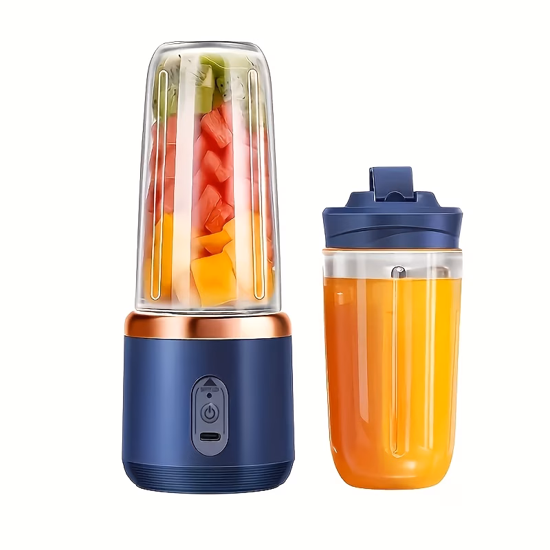 6 Blade 2-In-1 Portable Blender And Juicer with US...