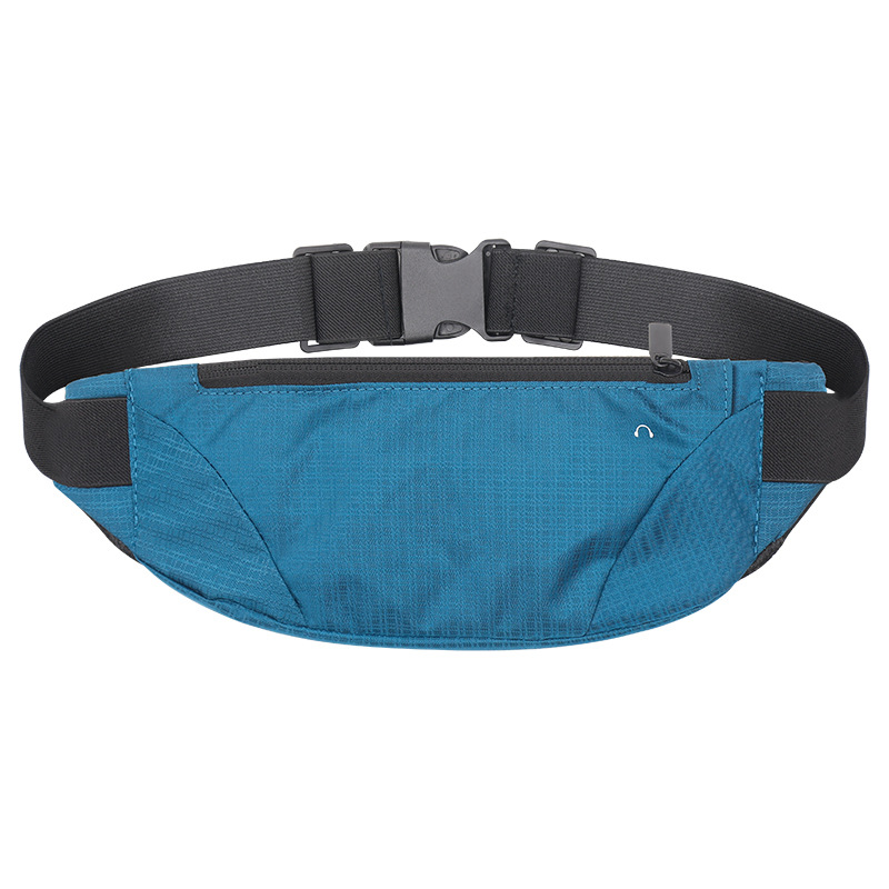TEMU Sac Banane Sport | Pochette de Rangement Équipement Marathon, Polyester, Couleur Unie, Style Vintage avec Fermeture à Ruban