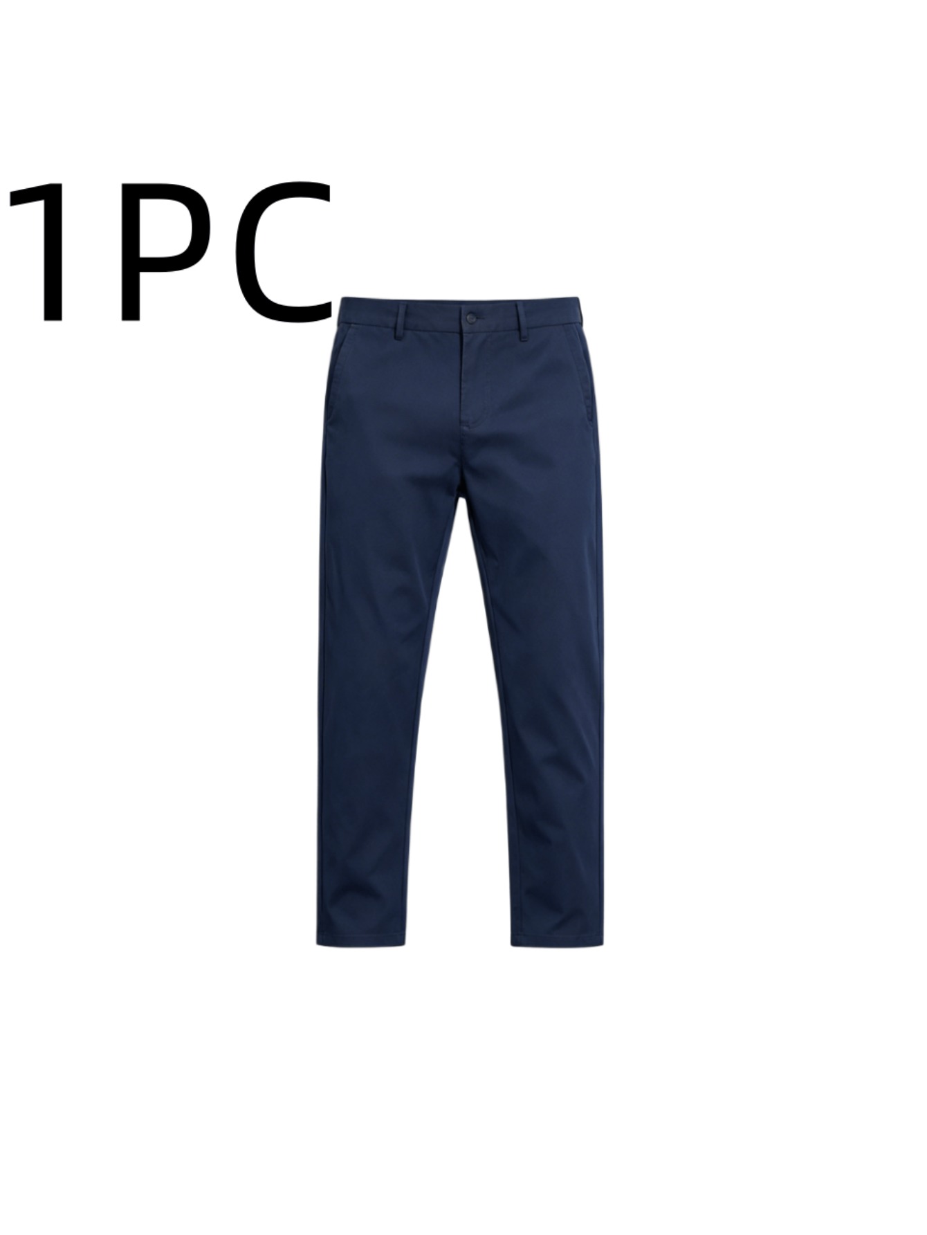 mens   fit dress pants stretch straight leg chino trousers wrinkle resistant business casual work pants comfortable all day wear for men 1pc