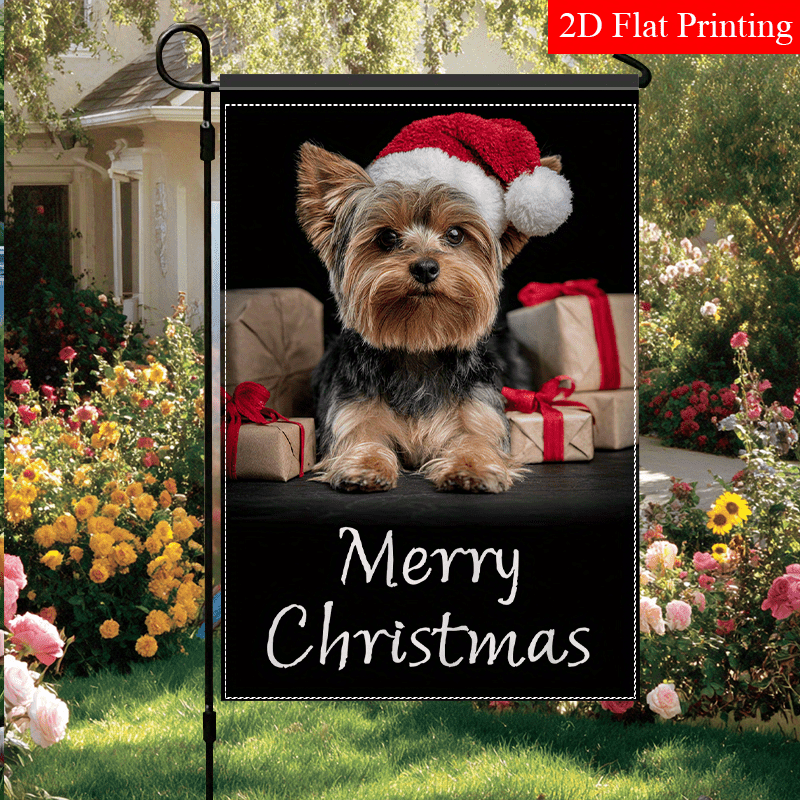 TEMU 2d Flat - 2d Flat - A Single 2d Flat Design Of A Cute Highland Cow Wearing A Witch's Hat, Ideal For A Fall Garden Flag. Perfect For Outdoor Displays On Or Lawns, For Halloween