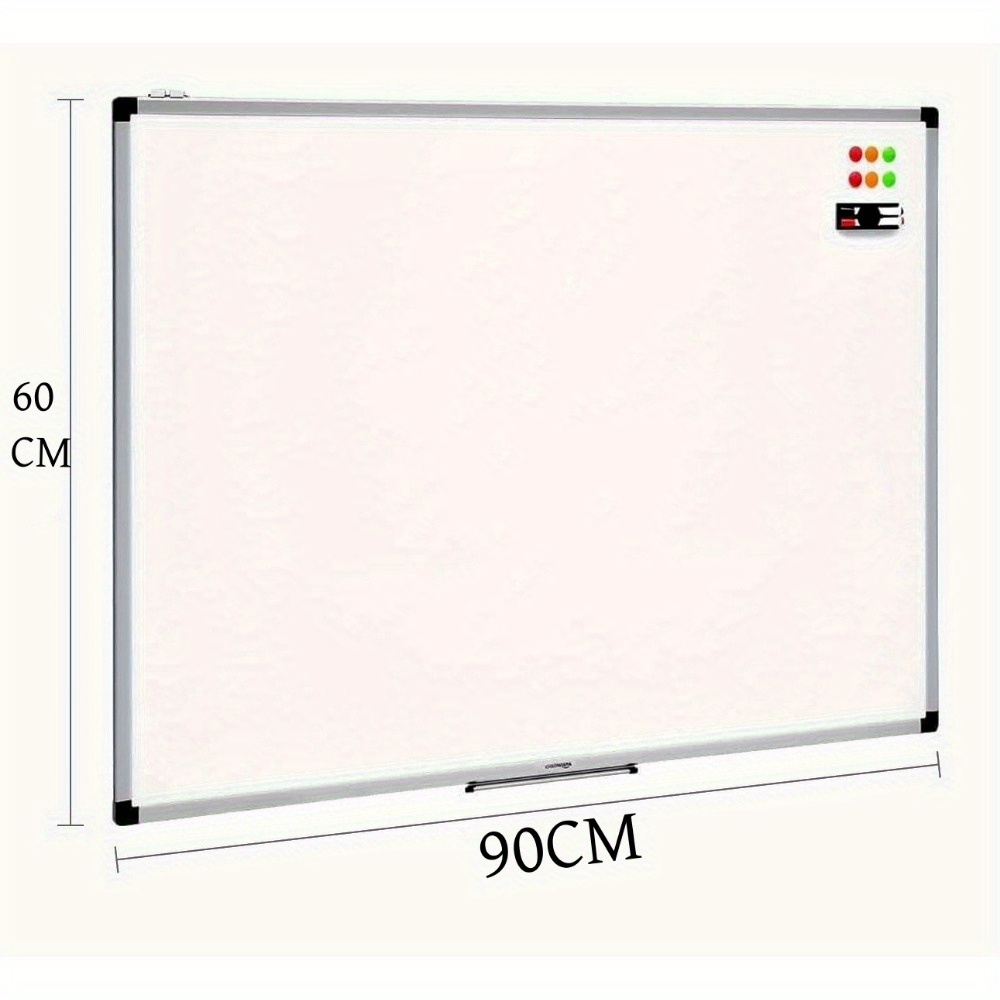 TEMU Magnetic Dry Erase Whiteboard Frame, Smooth And Easy To Write/erase, Includes Marker, Eraser, And Hook. Suitable For Office, School, And Home -