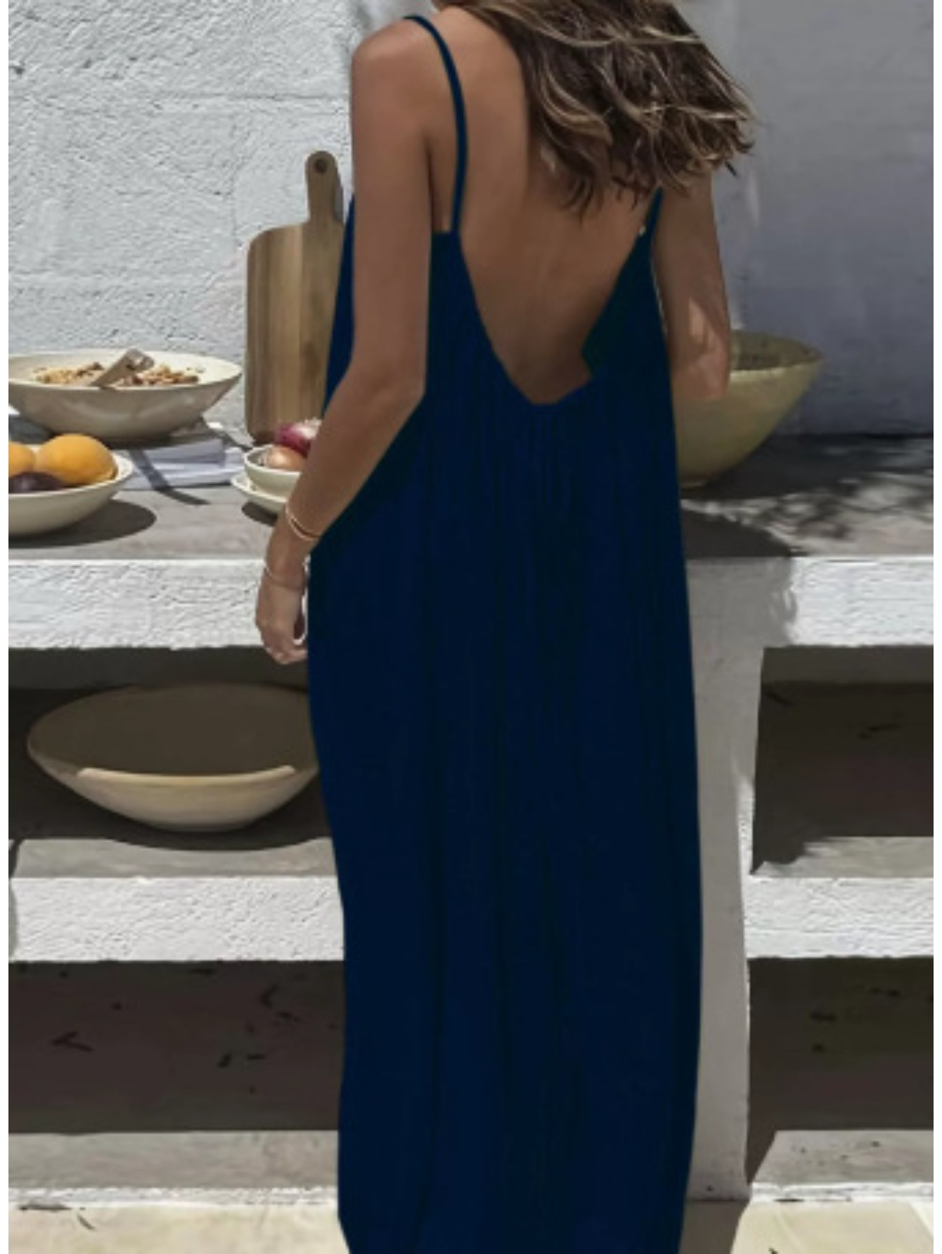 backless dress plus size sold on Temu United States
