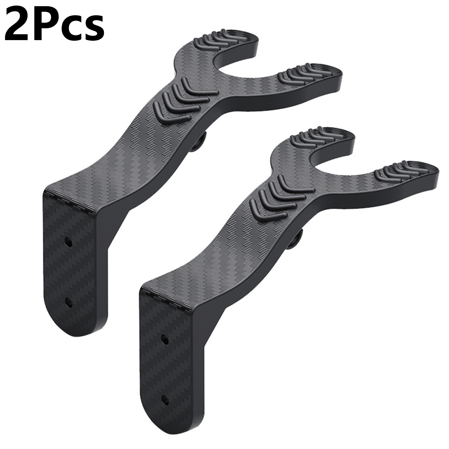 TEMU Neslgenc Helmet Wall Mount Hooks, 2-pack &ndash; Abs Helmet Holders For Motorcycle, Bike Helmets &ndash; Unisex-adult Helmet Display Hangers For Jackets, Coats, And Hats &ndash; Organizer