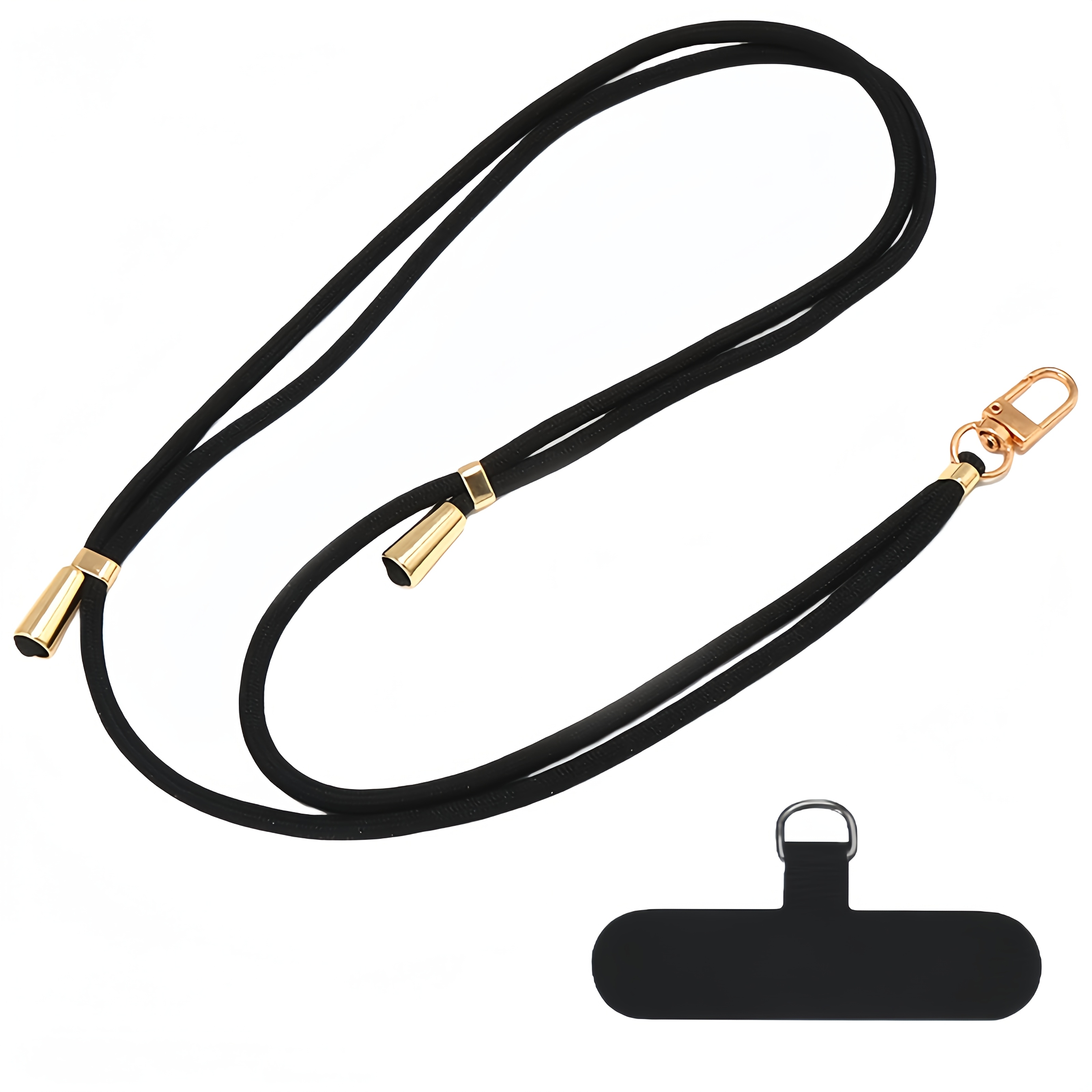 TEMU Cordón multifuncional para teléfono con una total de 126 cm/49.6 in, con para cordón colgante. para smartphones, tabletas, cámaras y llaves -