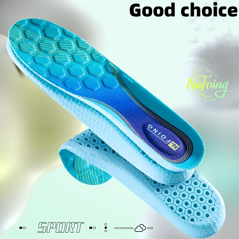 E-shop Neueste hochelastische, stoßdämpfende Gel-Einlegesohlen – atmungsaktiv, geruchsresistent, ergonomische Fußgewölbestütze mit sechseckiger