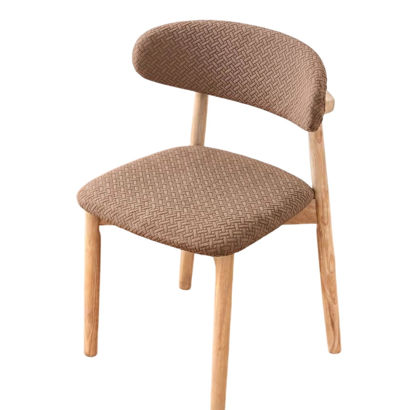 TEMU Housse de chaise fendue haute élasticité - (Siège et ), Housse de chaise de salle à manger à texture jacquard tridimensionnelle 3D,