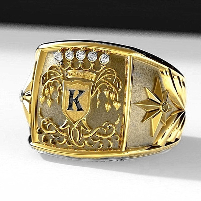 TEMU S925 Pattern Men's -plated Ring, Hand Jewelry Gift, Gift For Lovers