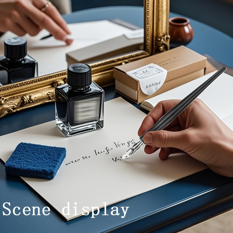 Calligraphy Pen Dip Set with Manga Pen Tips