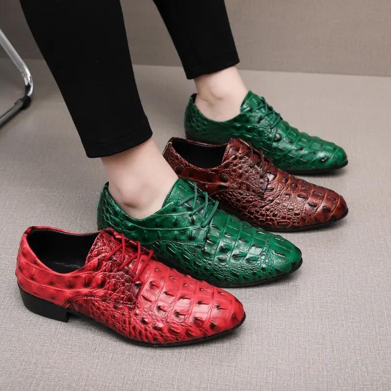 men red dress shoe sold on Temu United States
