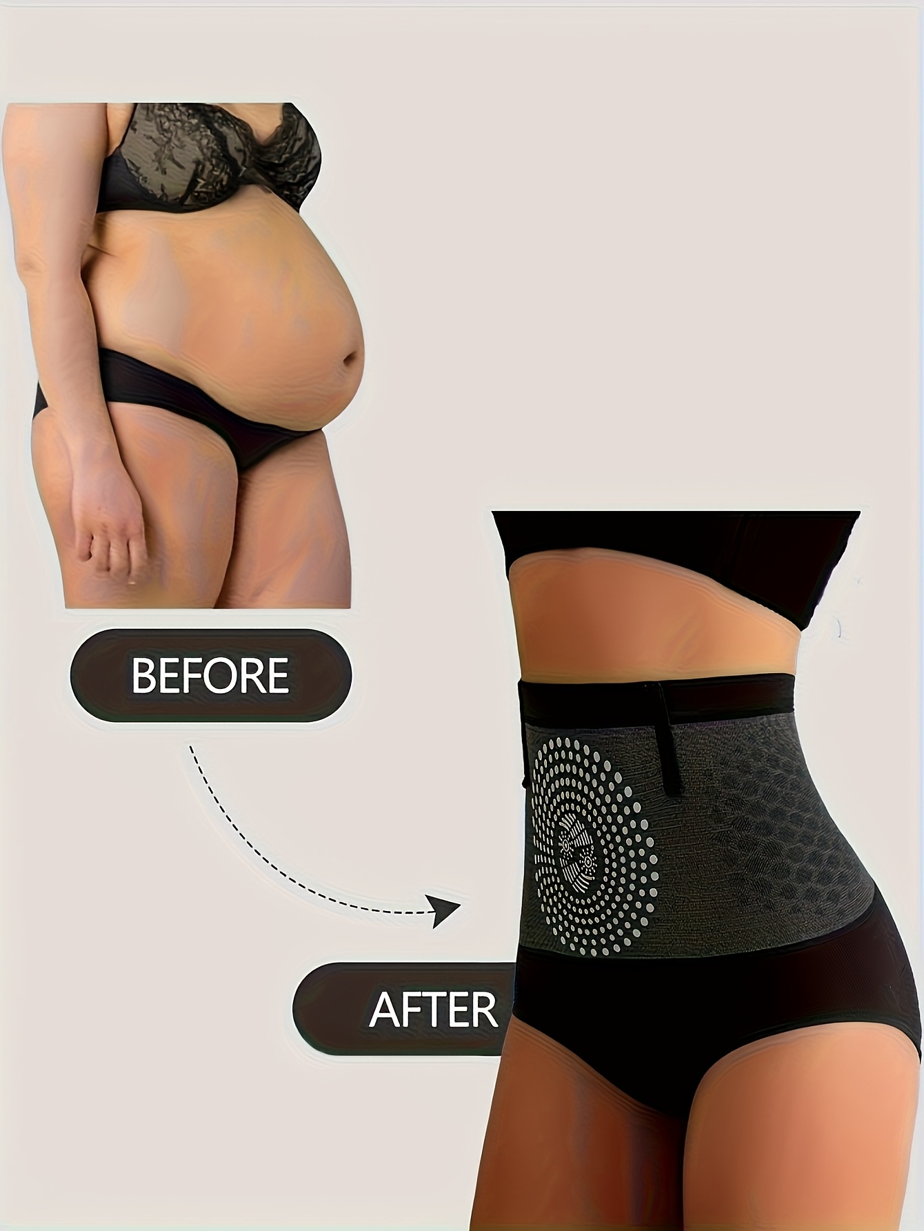 mutandine modellanti a vita   da donna -   contenitivo e push-up, cintura antiscivolo, correzione postura e modellamento del corpo,           - senza imbottitura, vestibilità senza cuciture