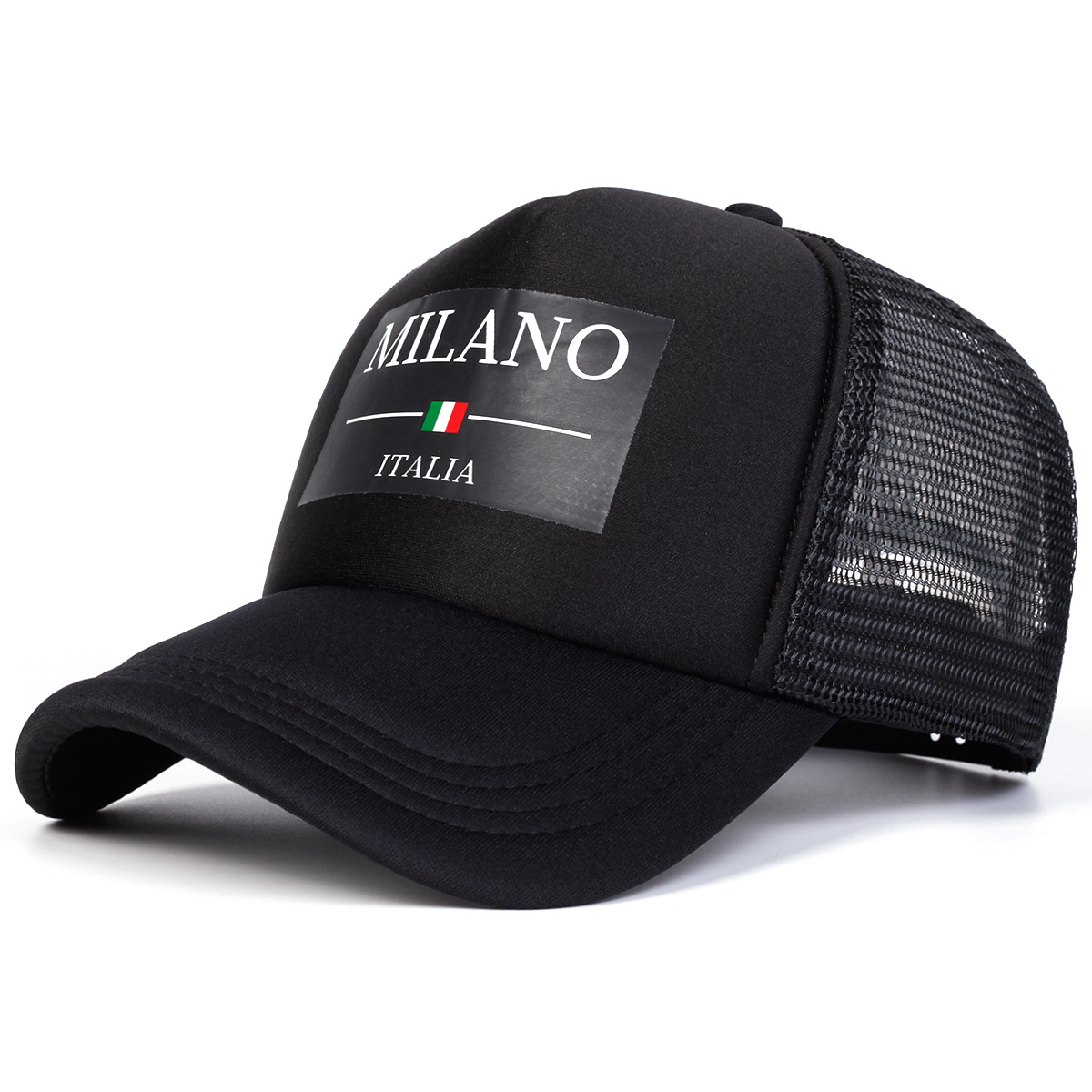TEMU Gorra de malla ITALIA para hombre, ajustable y elegante, para actividades al aire libre de y verano en