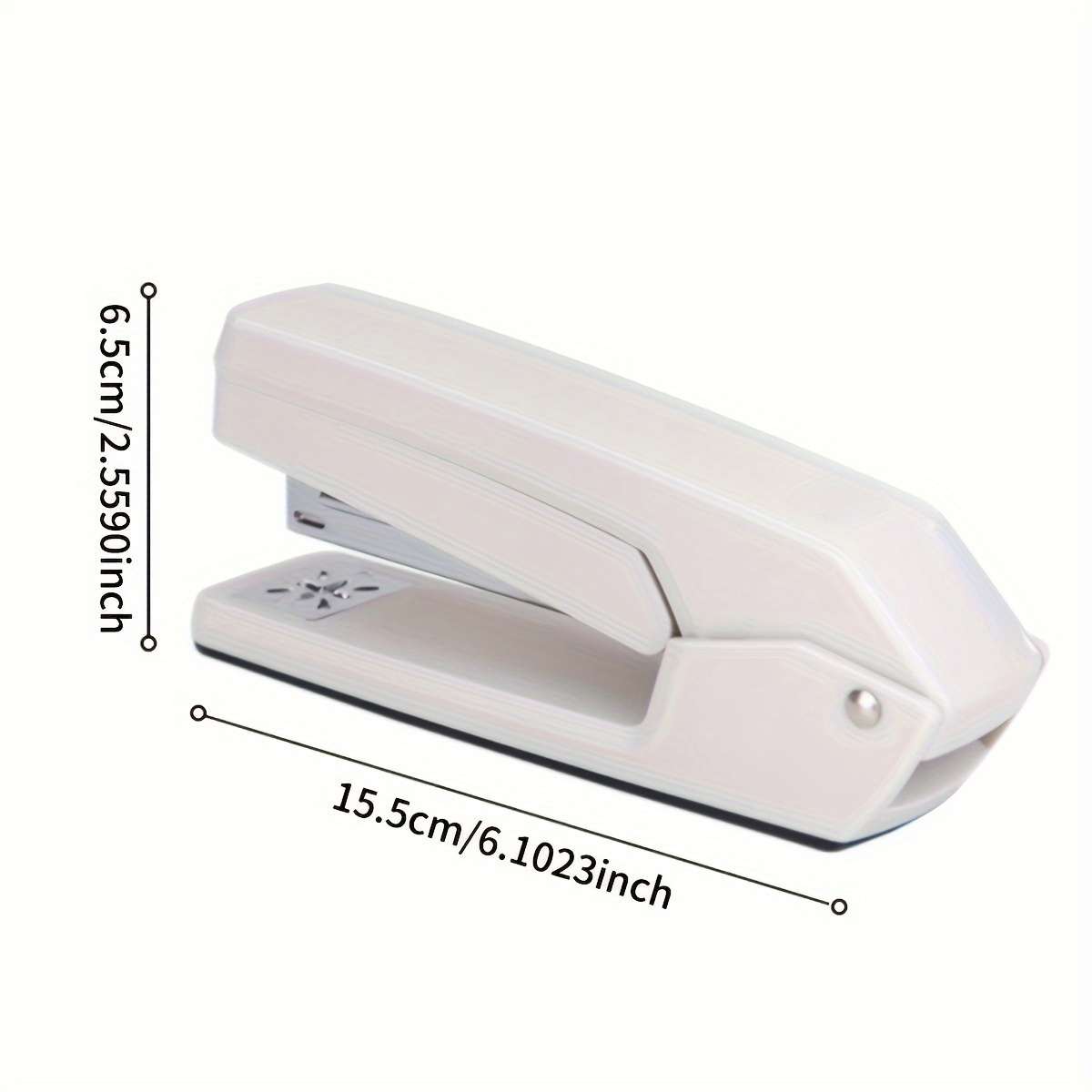 labor saving stapler 1pc 360 rotating multi functional stapler   supplies manual operation suitable for   and home use portable stapler office bookbinding supplies Product details 2